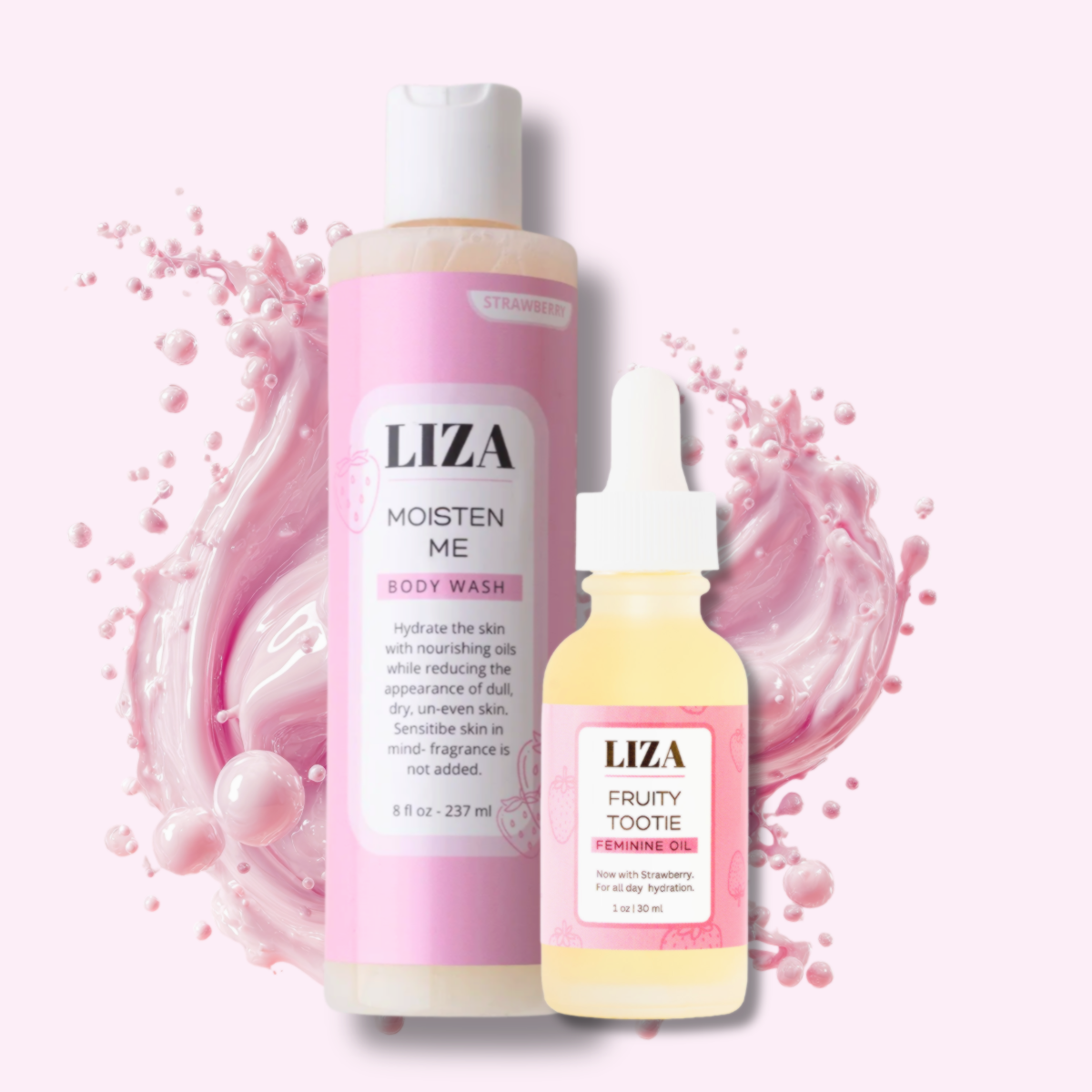 Strawberry Wash & Oil Duo